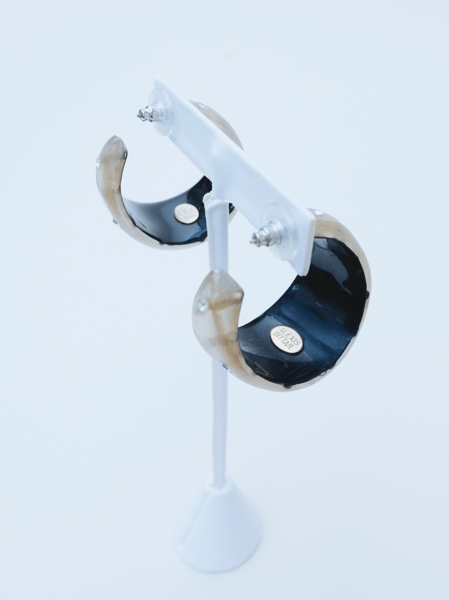 Alexis Bittar Chunky Champagne Hoop | Earrings