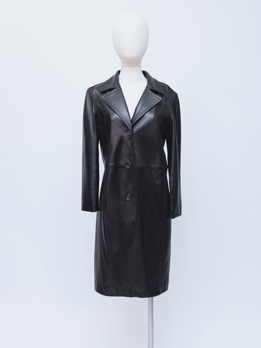 Gabardina de cuero Marc New York
