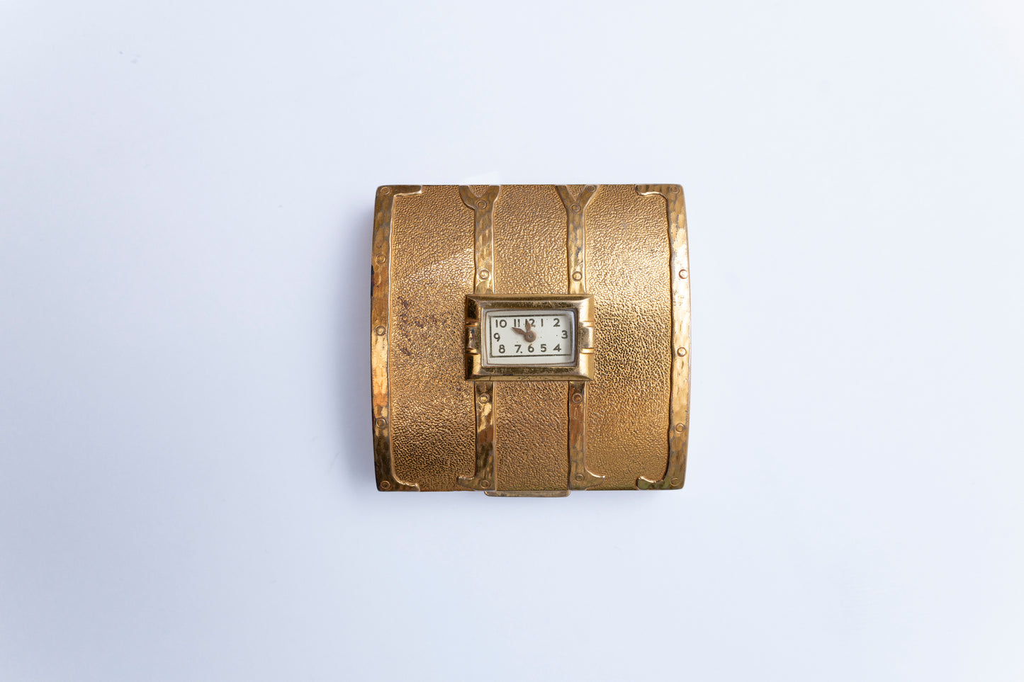 Gold Vintage Powder Case | Compact