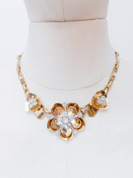 Ribbon Flower | Necklace