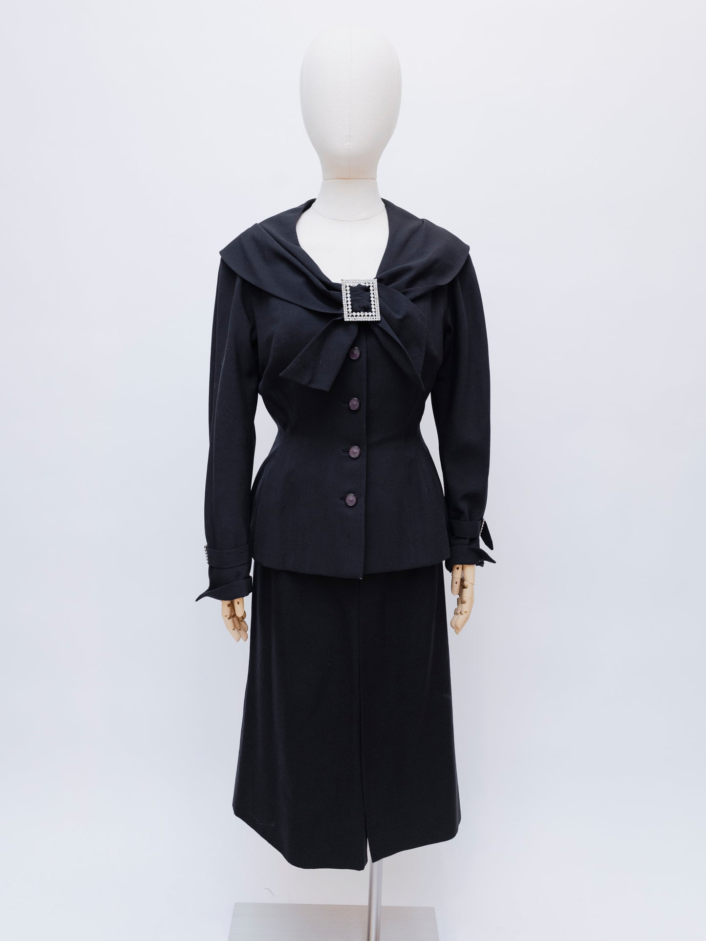 Bling Queen Navy | Skirt Suit