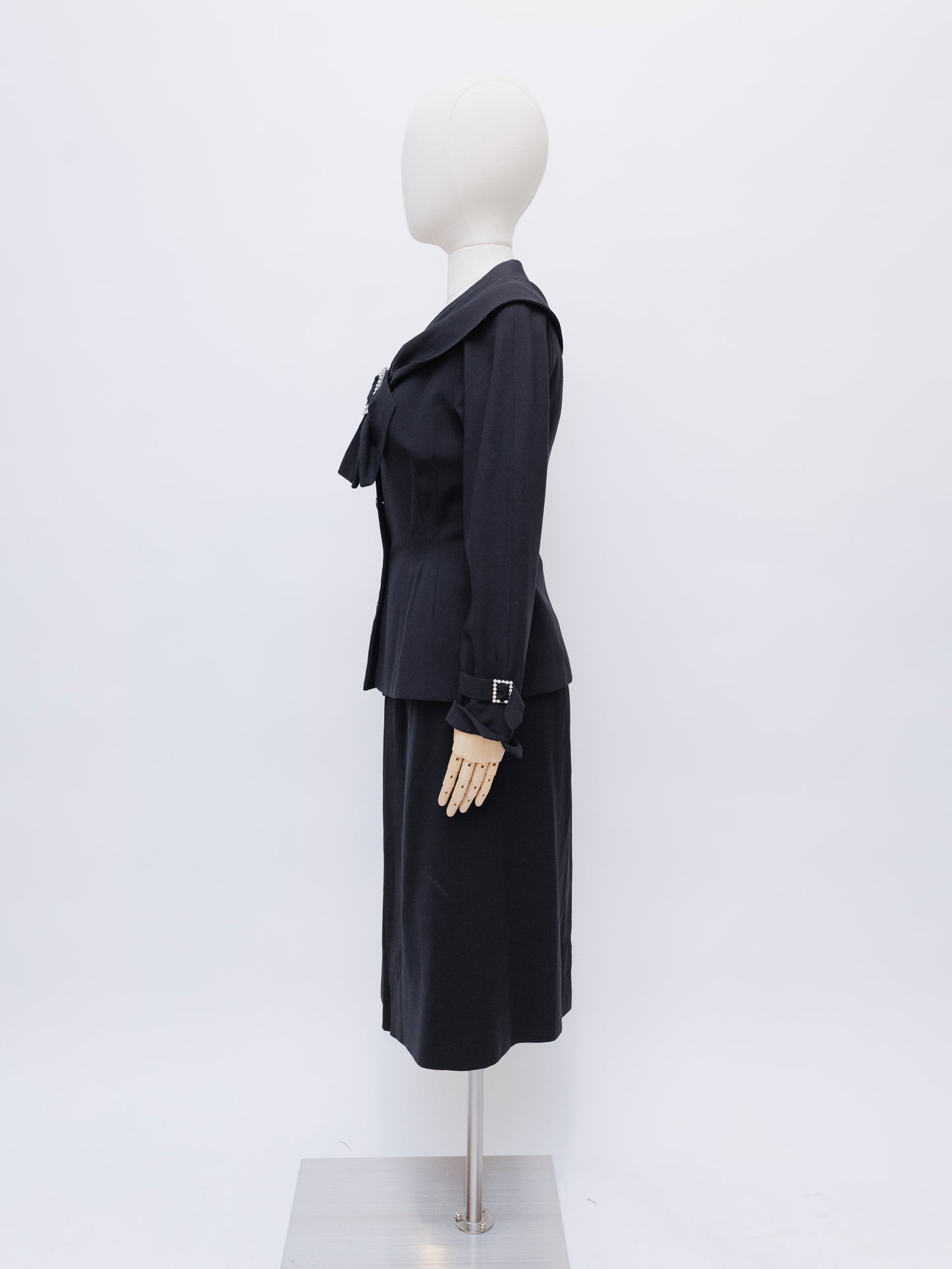 Bling Queen Navy | Skirt Suit