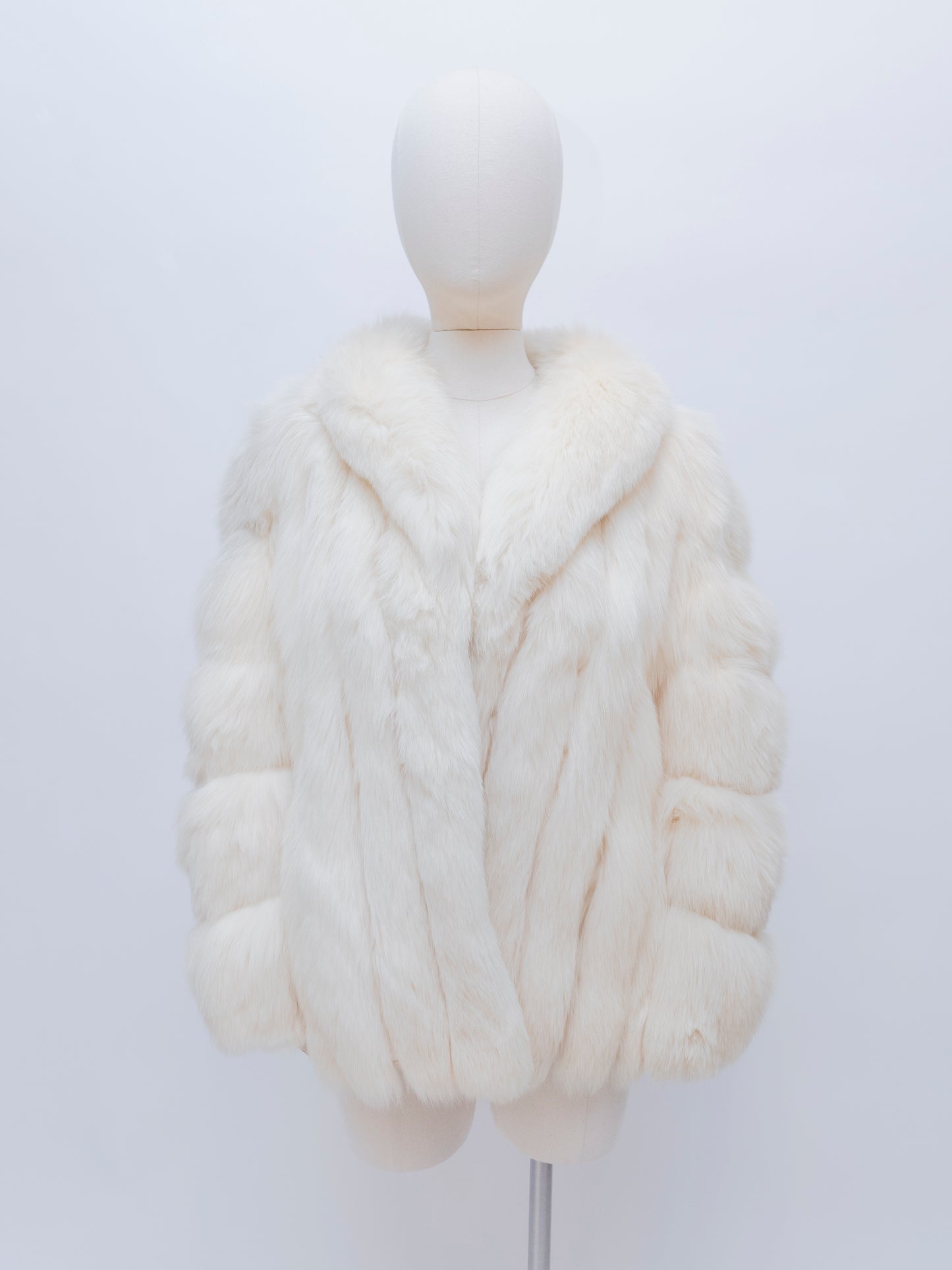 Kingston | White Fox Fur Coat