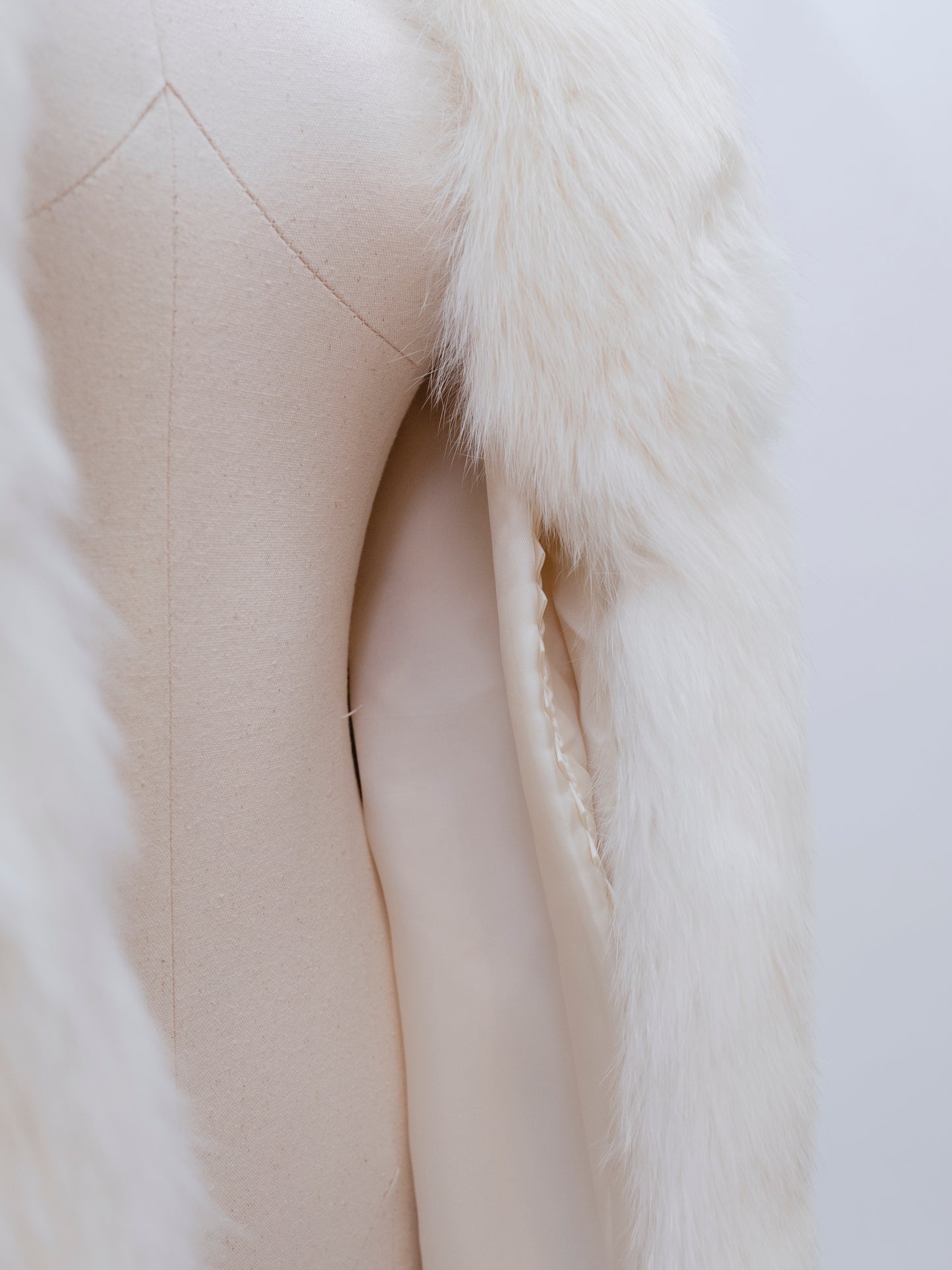 Kingston | White Fox Fur Coat