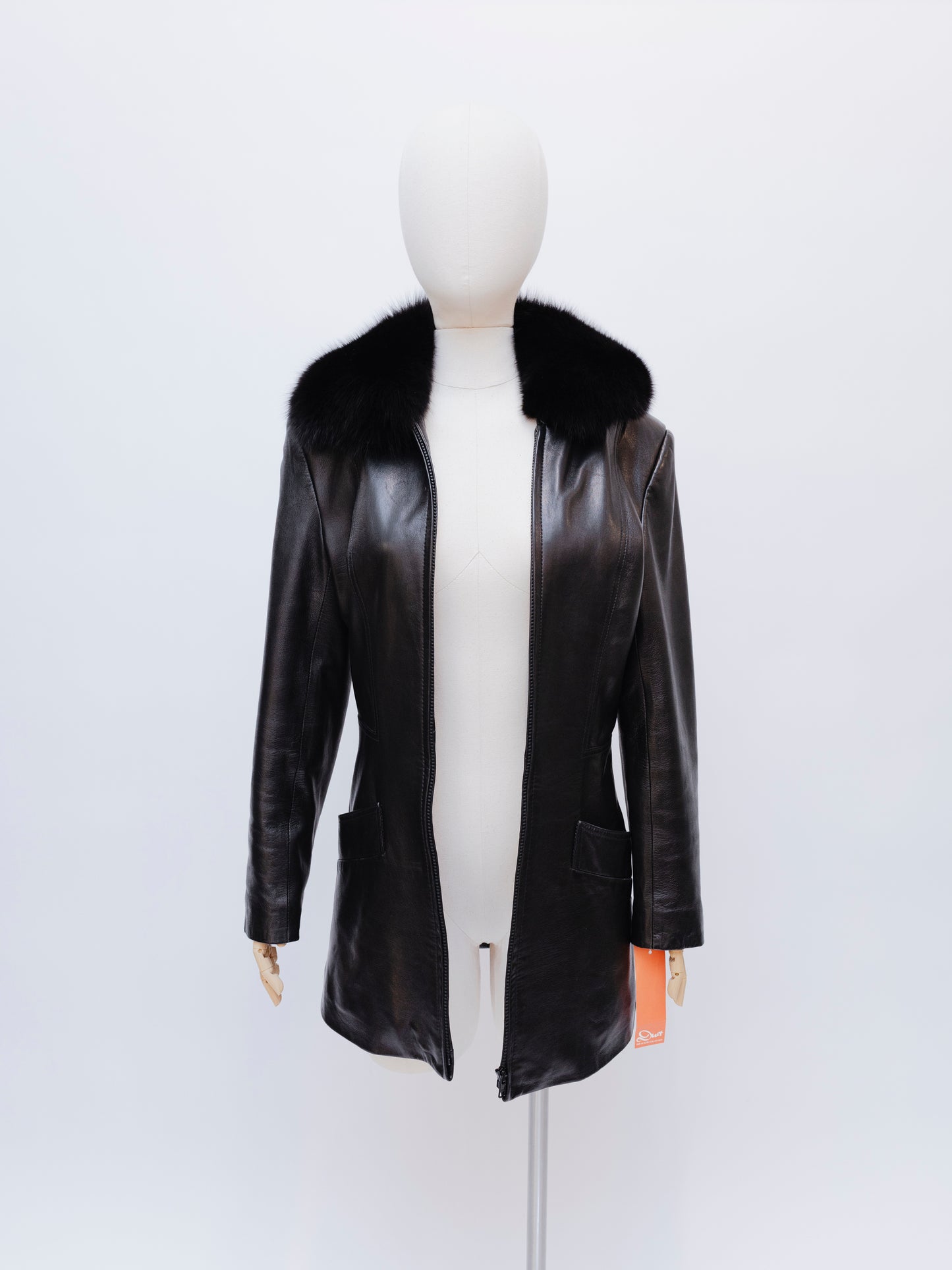 Birger Christensen Leather & Mink | Trench Coat