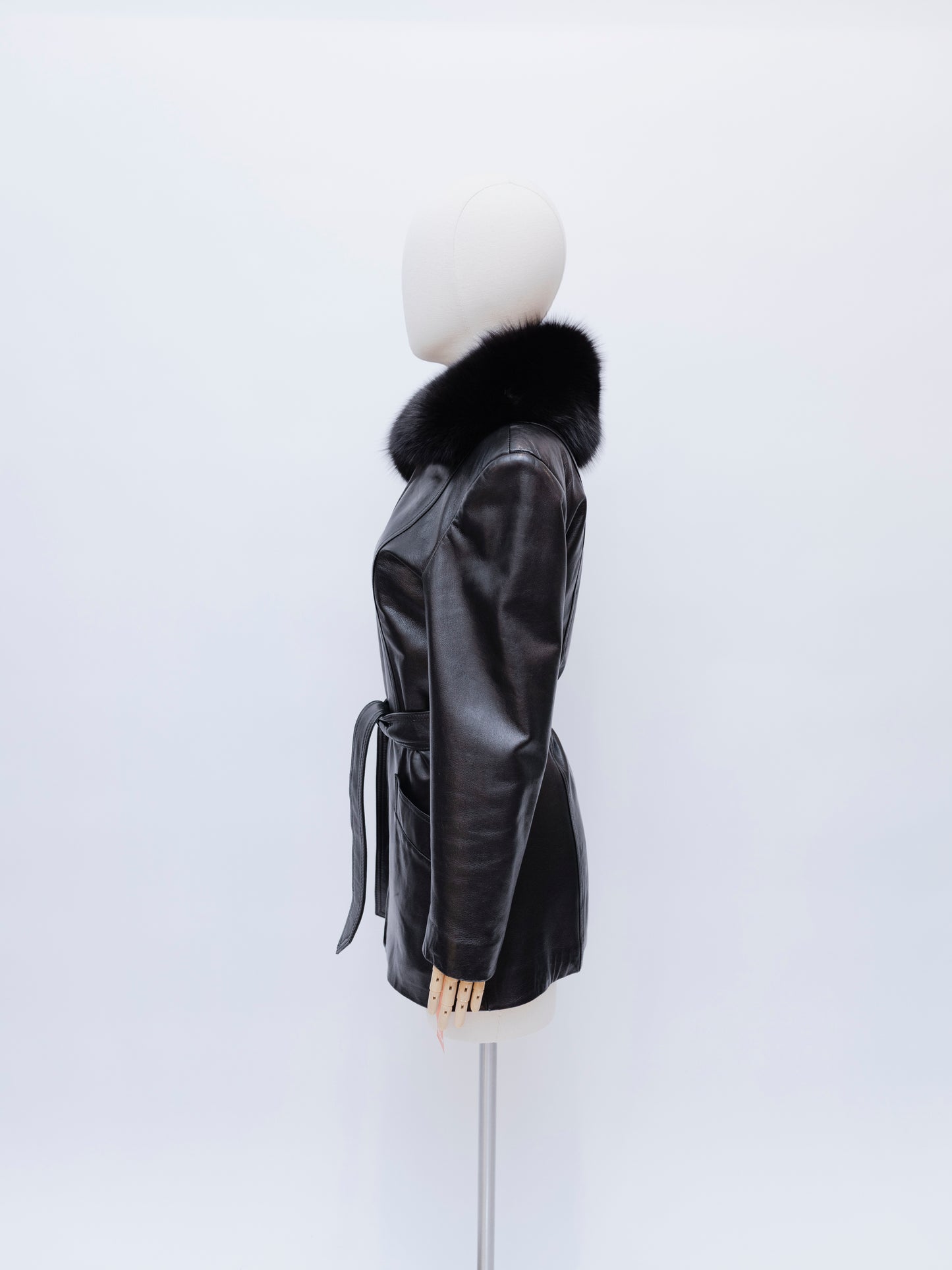 Birger Christensen Leather & Mink | Trench Coat