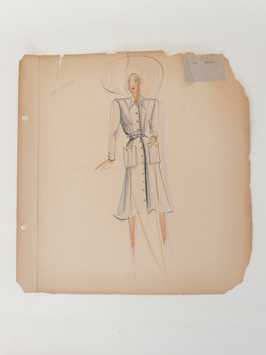 1930s Original Art #1025 | Sketch
