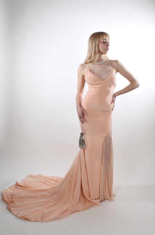 revival bridesmaid dresses NEW IN CHAMPAGNE COLOURED BRIDESMAID DRESSES Sizes from 8 -14 Satin Bardot with side slit Contact the boutique to try on All New with tags